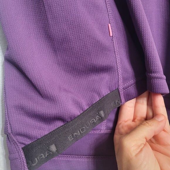 NWT Endura Cycling Jersey Hummvee Adult Med Purple Short Sleeve Rear Pocket - Picture 2 of 11